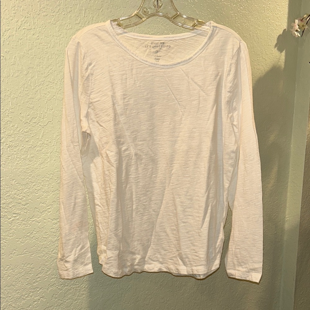 GAP White Long Sleeve Essential